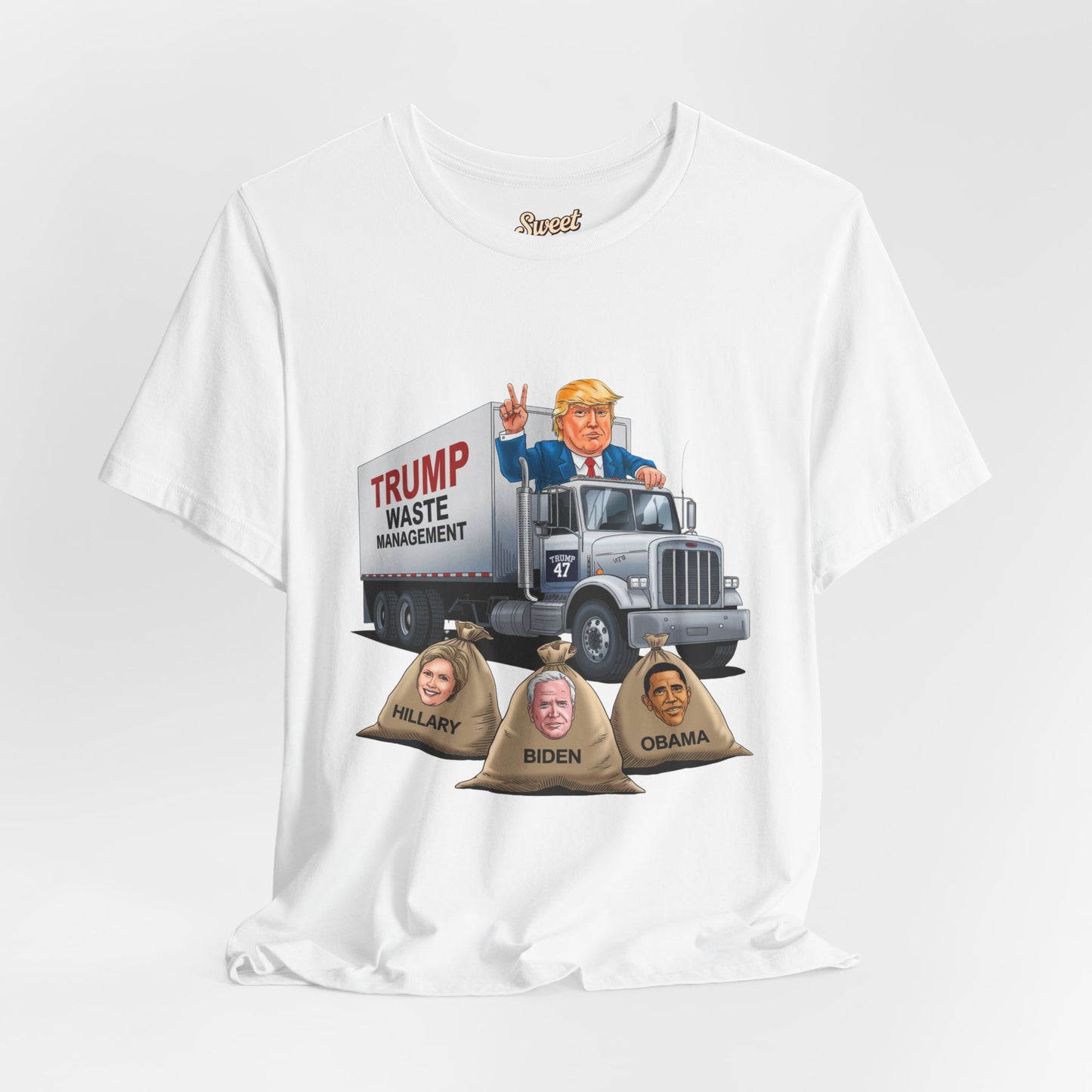 Political Humor Unisex Tee - Trump Waste Management Graphic