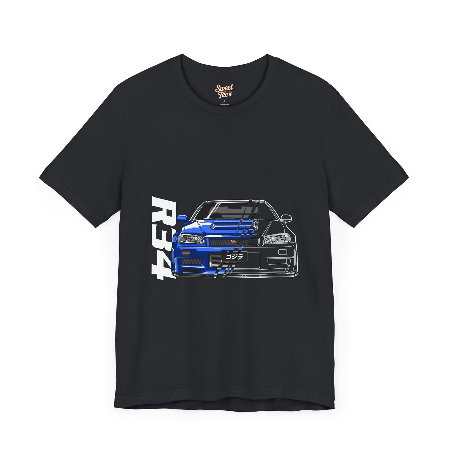 Unisex R34 Skyline Graphic Tee - Perfect for Car Enthusiasts