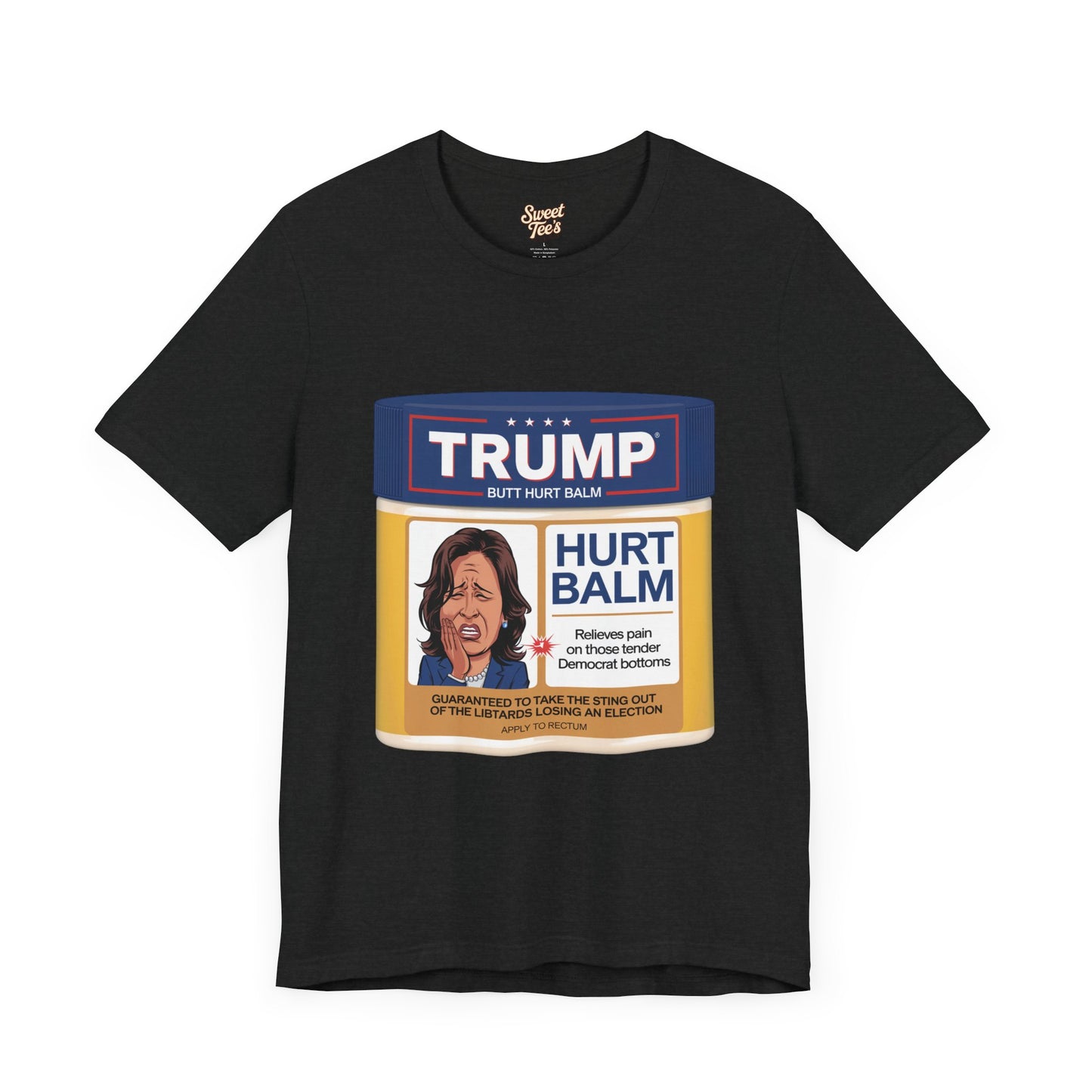 Funny Trump Hurt Balm Unisex Jersey Tee - Perfect for Political Humor Lovers