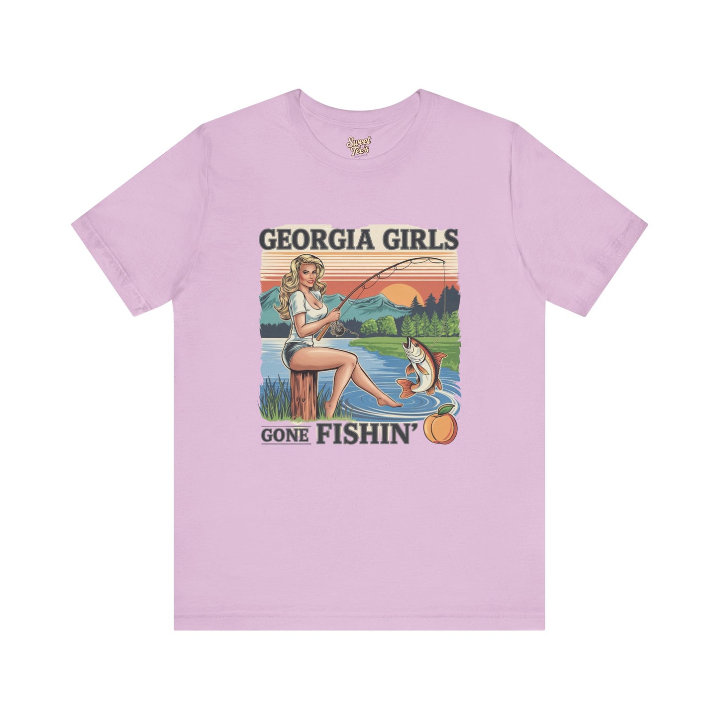 Georgia Girls Gone Fishin' Unisex Tee - Casual Outdoor Shirt