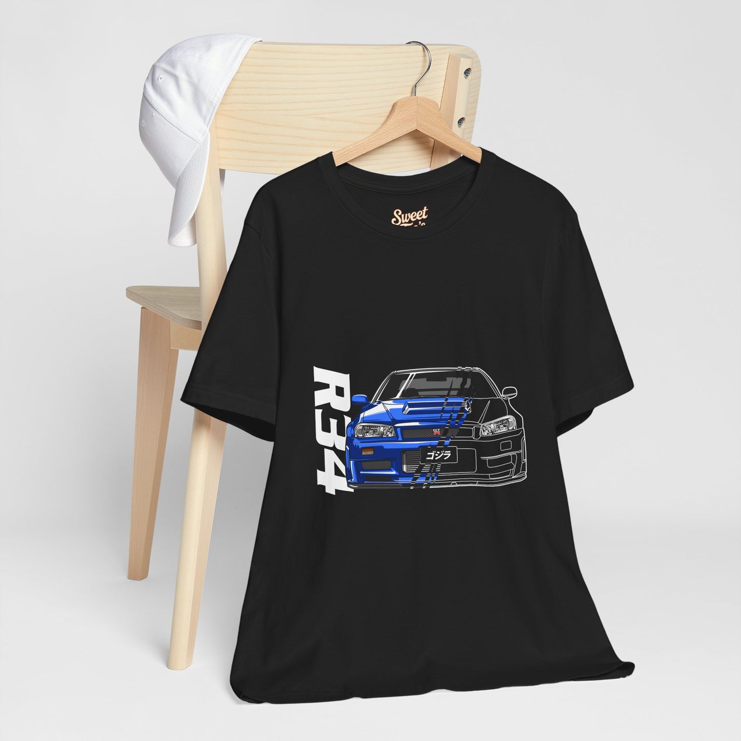 Unisex R34 Skyline Graphic Tee - Perfect for Car Enthusiasts