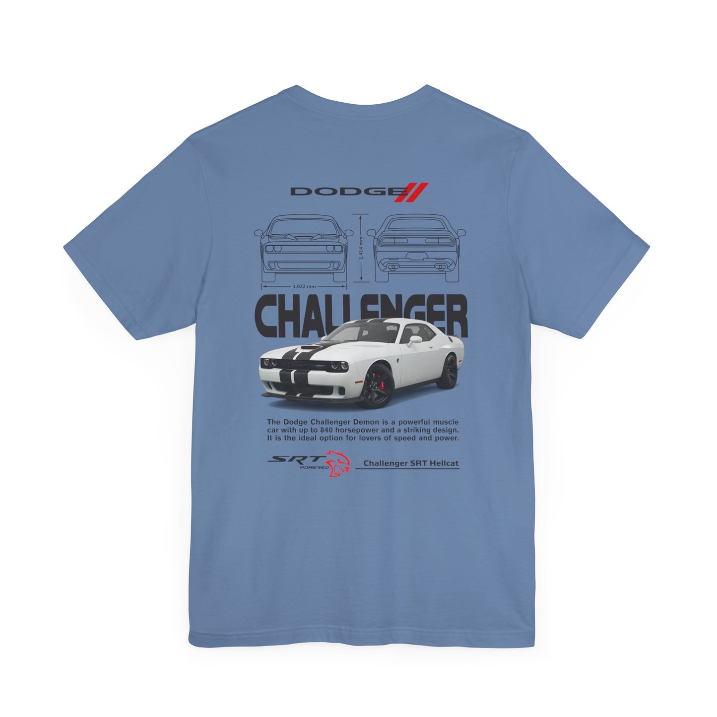 Dodge Challenger Inspired Unisex Tee - SRT Graphic Design