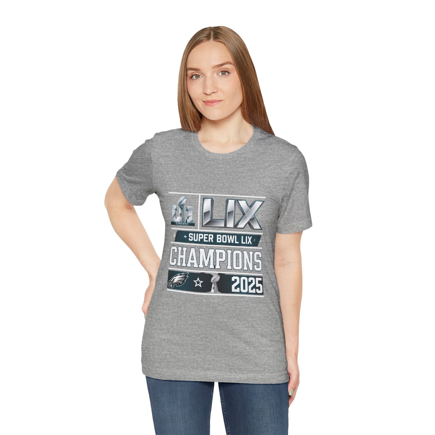 Super Bowl LVII Champions Eagles Unisex Jersey Tee - Celebrate the Win!