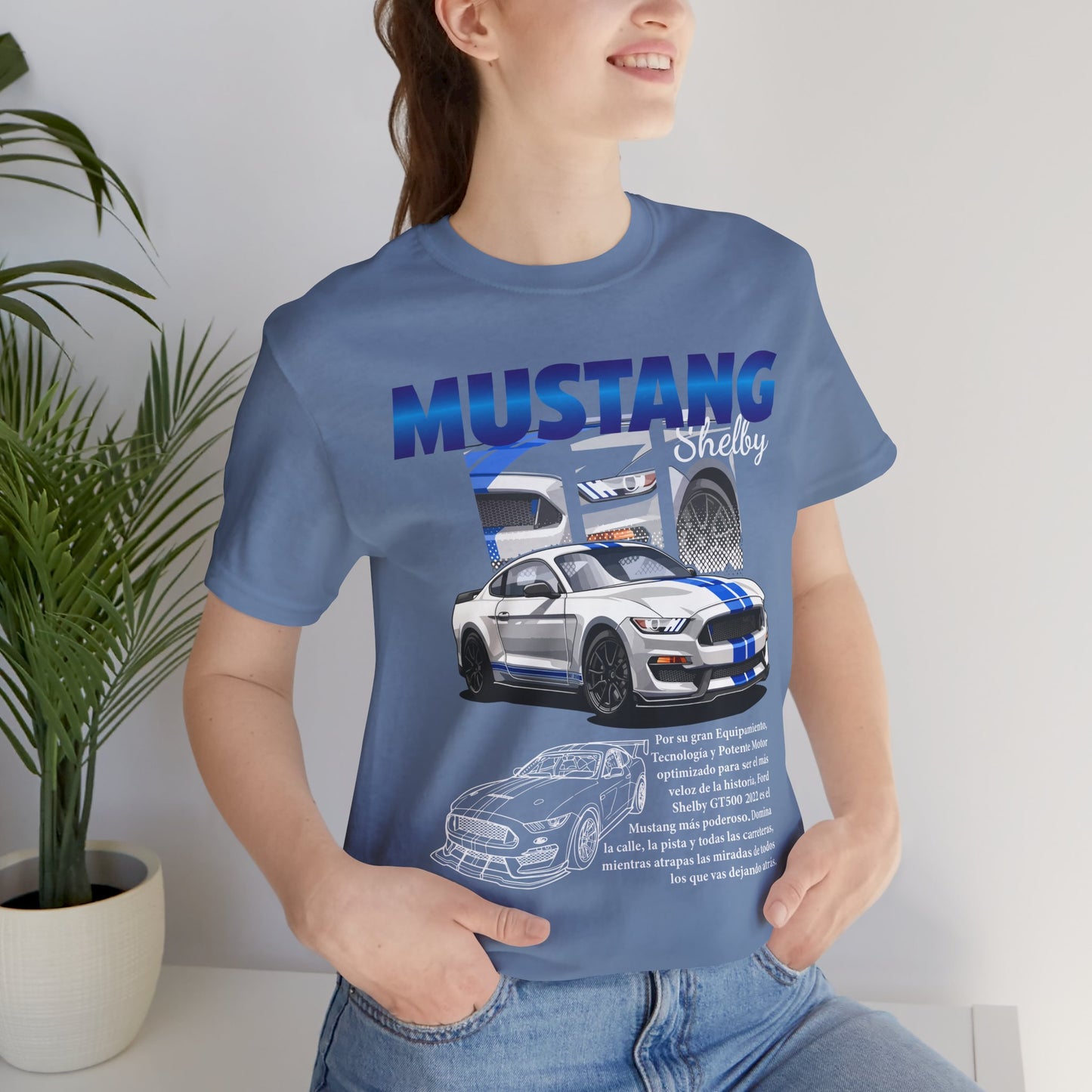 Mustang Graphic Tee for Car Enthusiasts | Unisex Jersey Short Sleeve Shirt