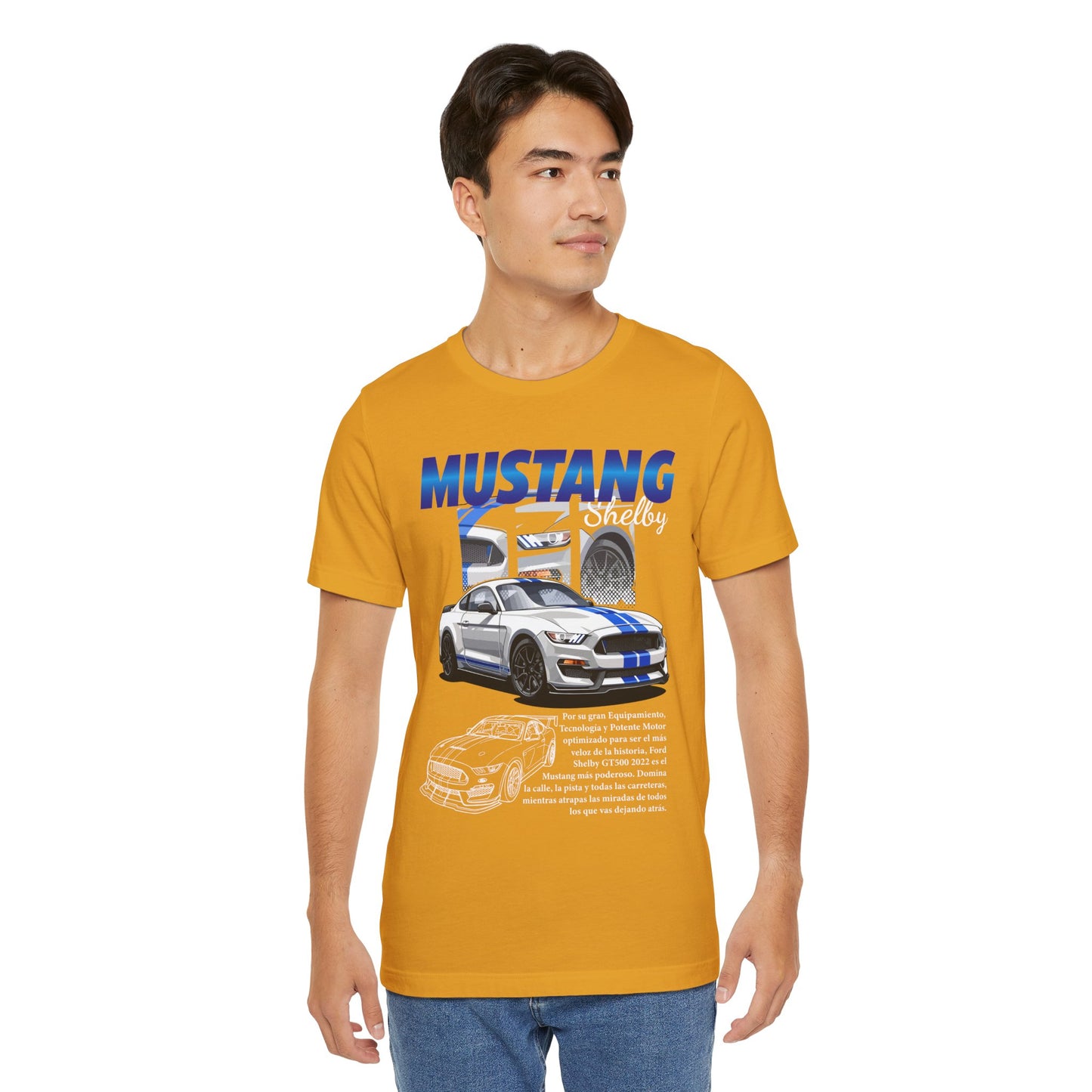 Mustang Graphic Tee for Car Enthusiasts | Unisex Jersey Short Sleeve Shirt