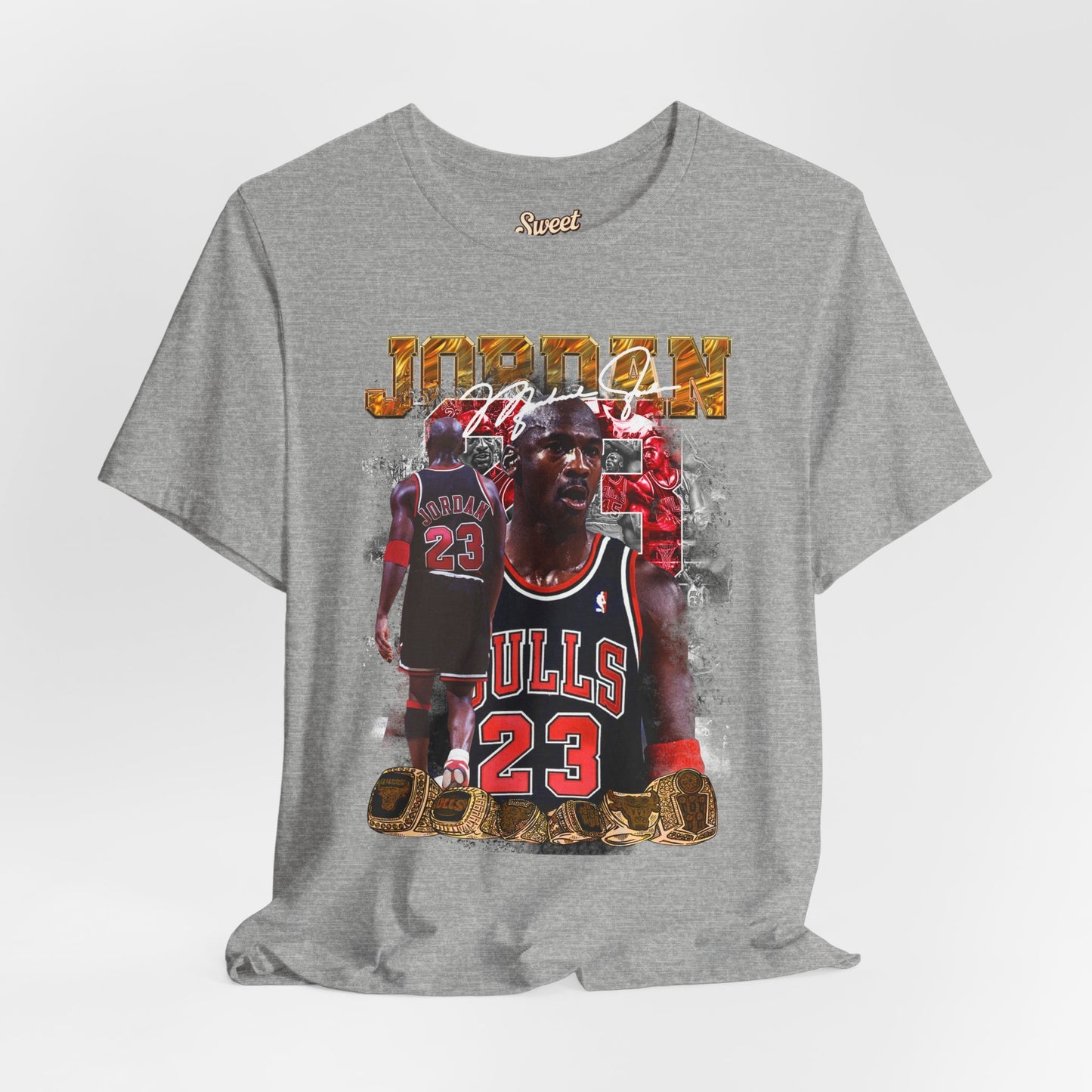 Michael Jordan Graphic Unisex Tee - Retro Sportswear for Basketball Fans