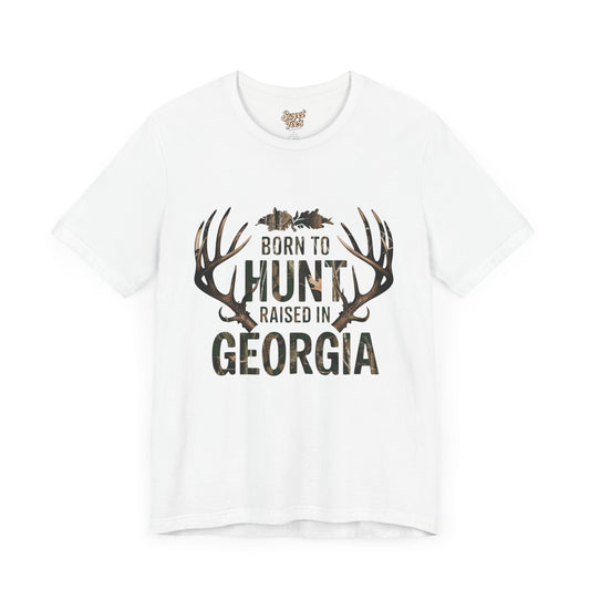 Born to Hunt Georgia Unisex Tee - Perfect for Outdoor Lovers