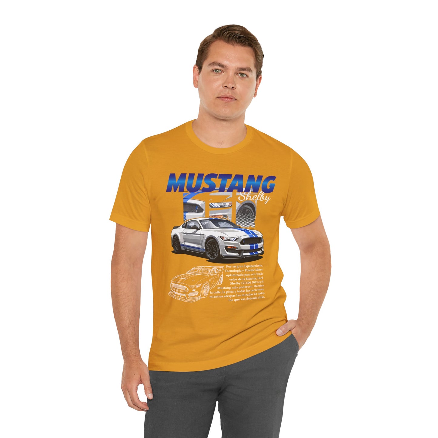 Mustang Graphic Tee for Car Enthusiasts | Unisex Jersey Short Sleeve Shirt