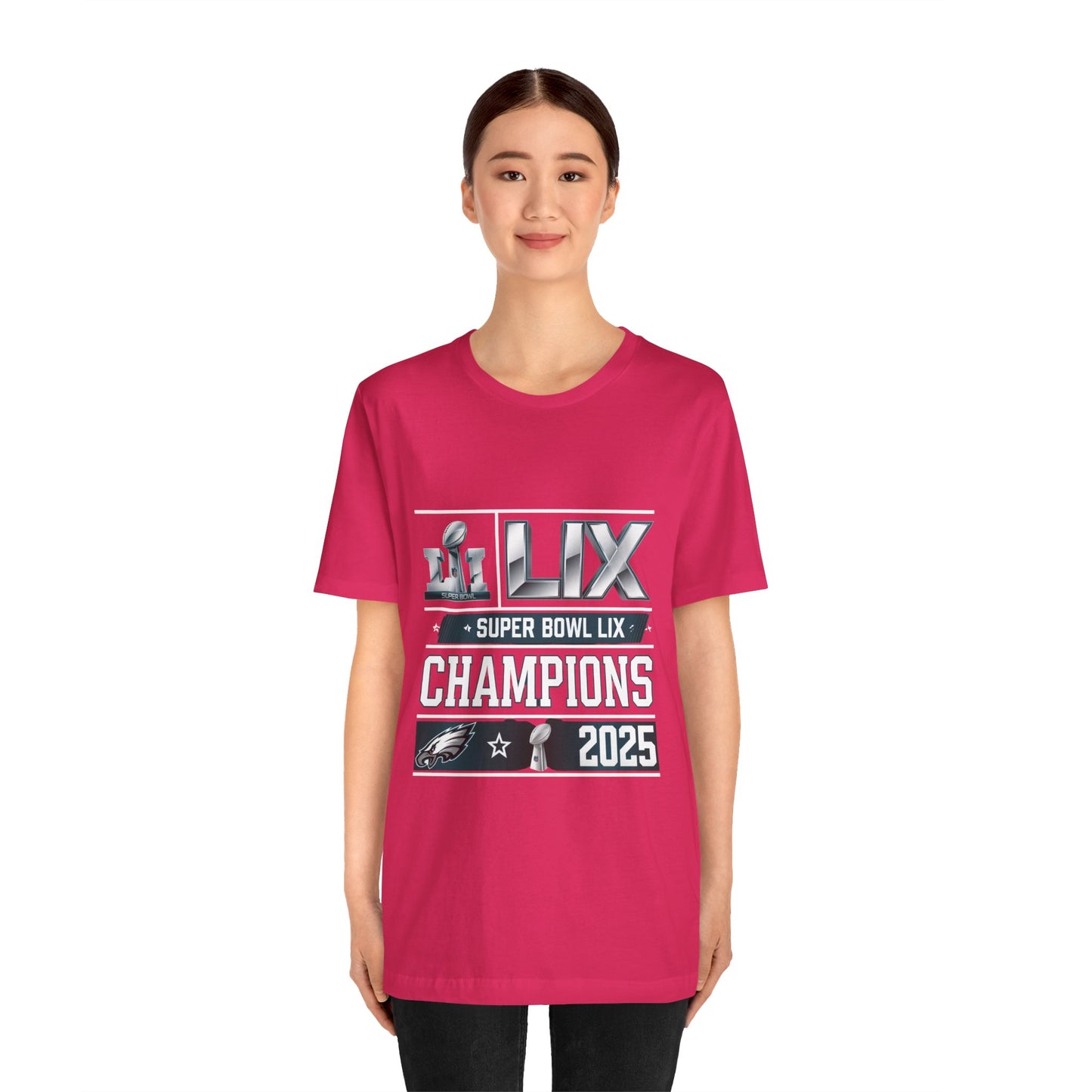 Super Bowl LVII Champions Eagles Unisex Jersey Tee - Celebrate the Win!