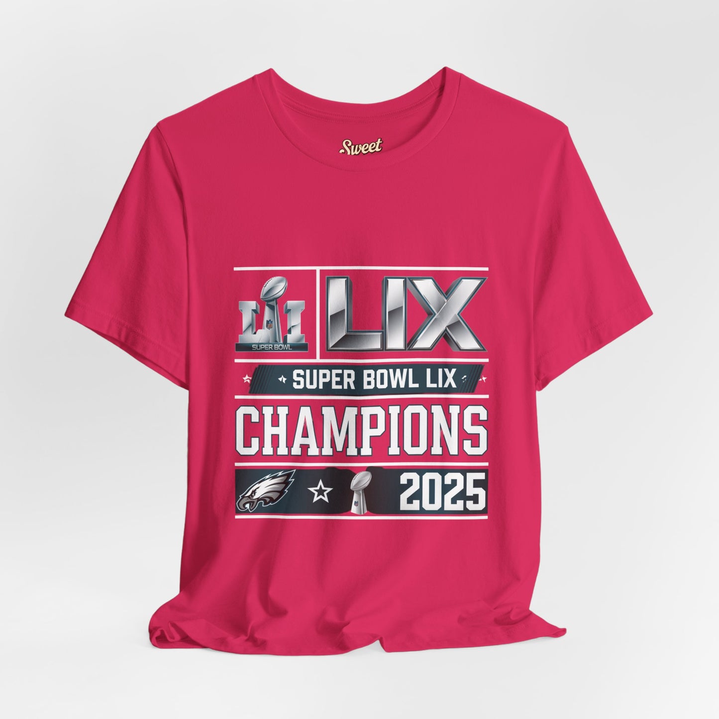 Super Bowl LVII Champions Eagles Unisex Jersey Tee - Celebrate the Win!