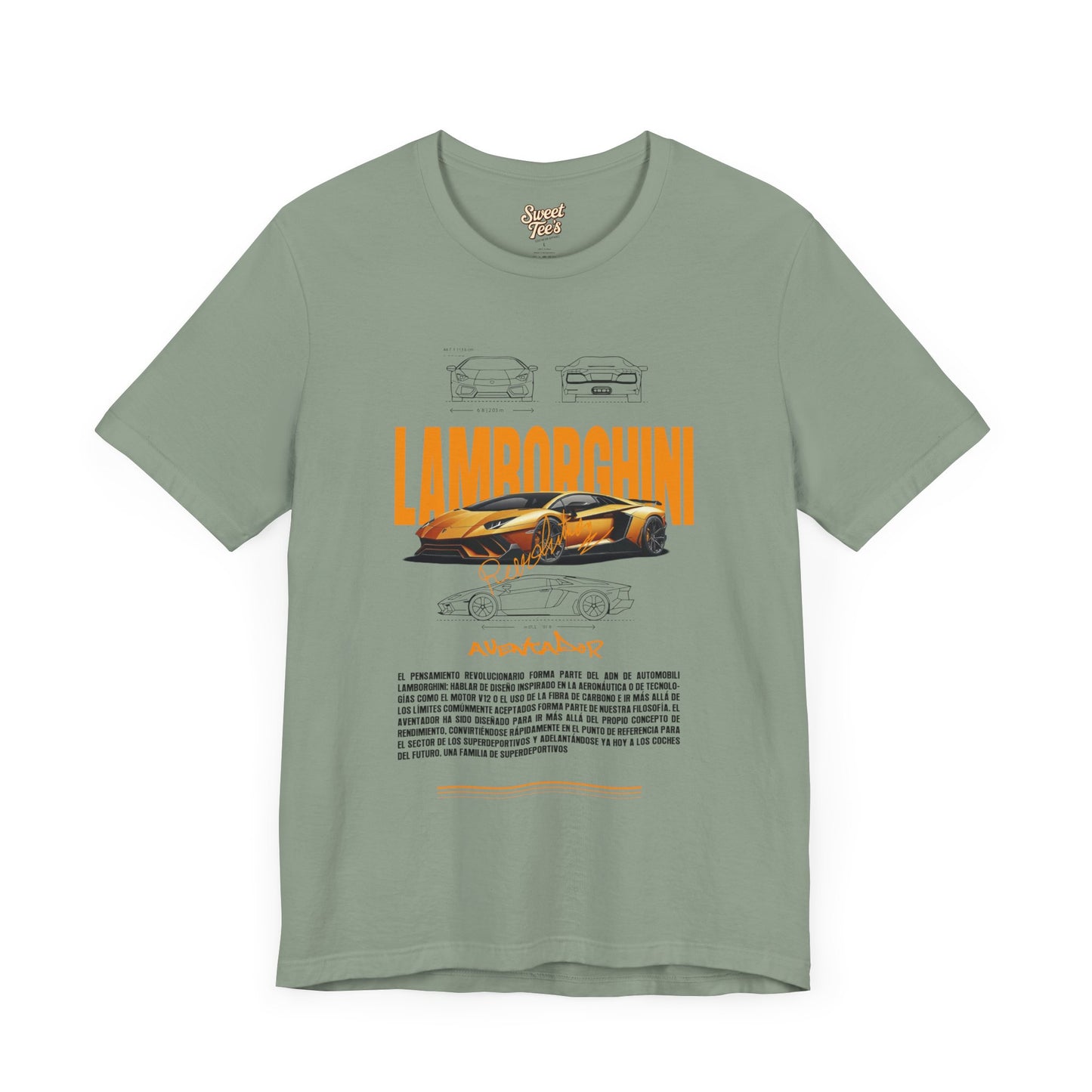 Lamborghini Unisex Jersey Short Sleeve Tee - Automotive Enthusiast Shirt