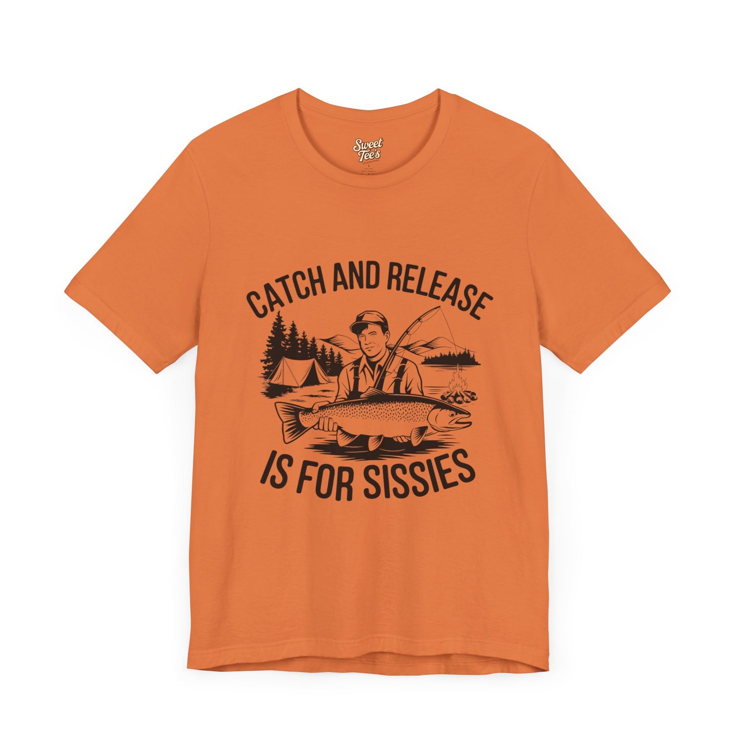 Catch and Release Fishing T-Shirt for Anglers | Unisex Jersey Tee