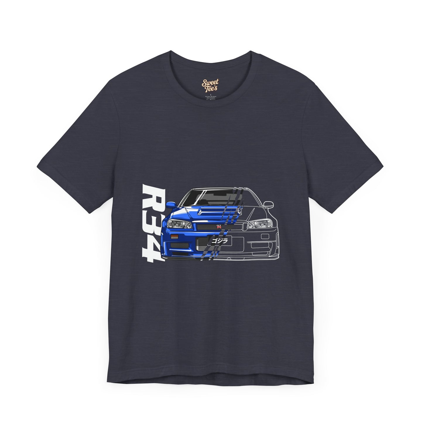 Unisex R34 Skyline Graphic Tee - Perfect for Car Enthusiasts