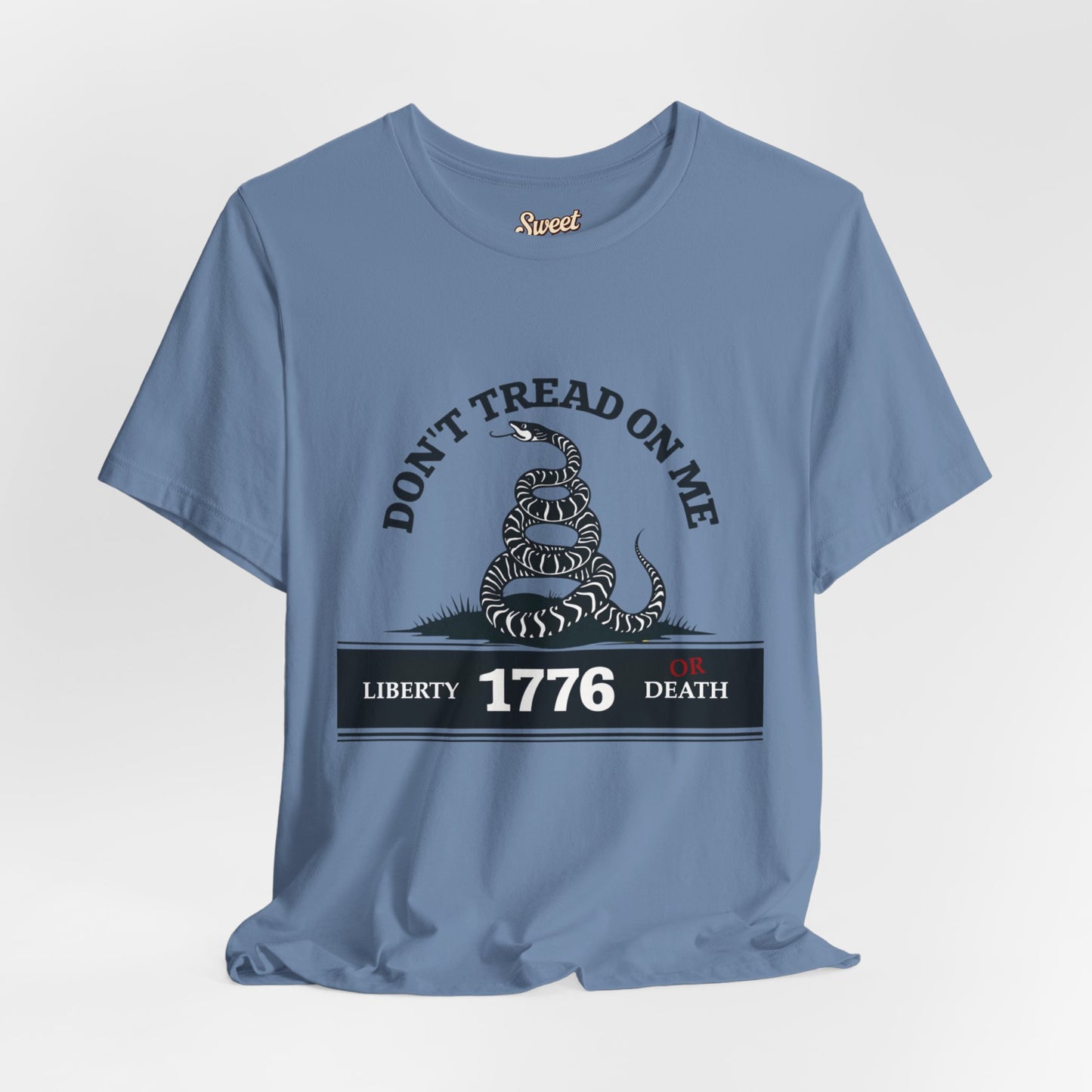 Patriotic Graphic Tee - Don't Tread on Me - Liberty 1776