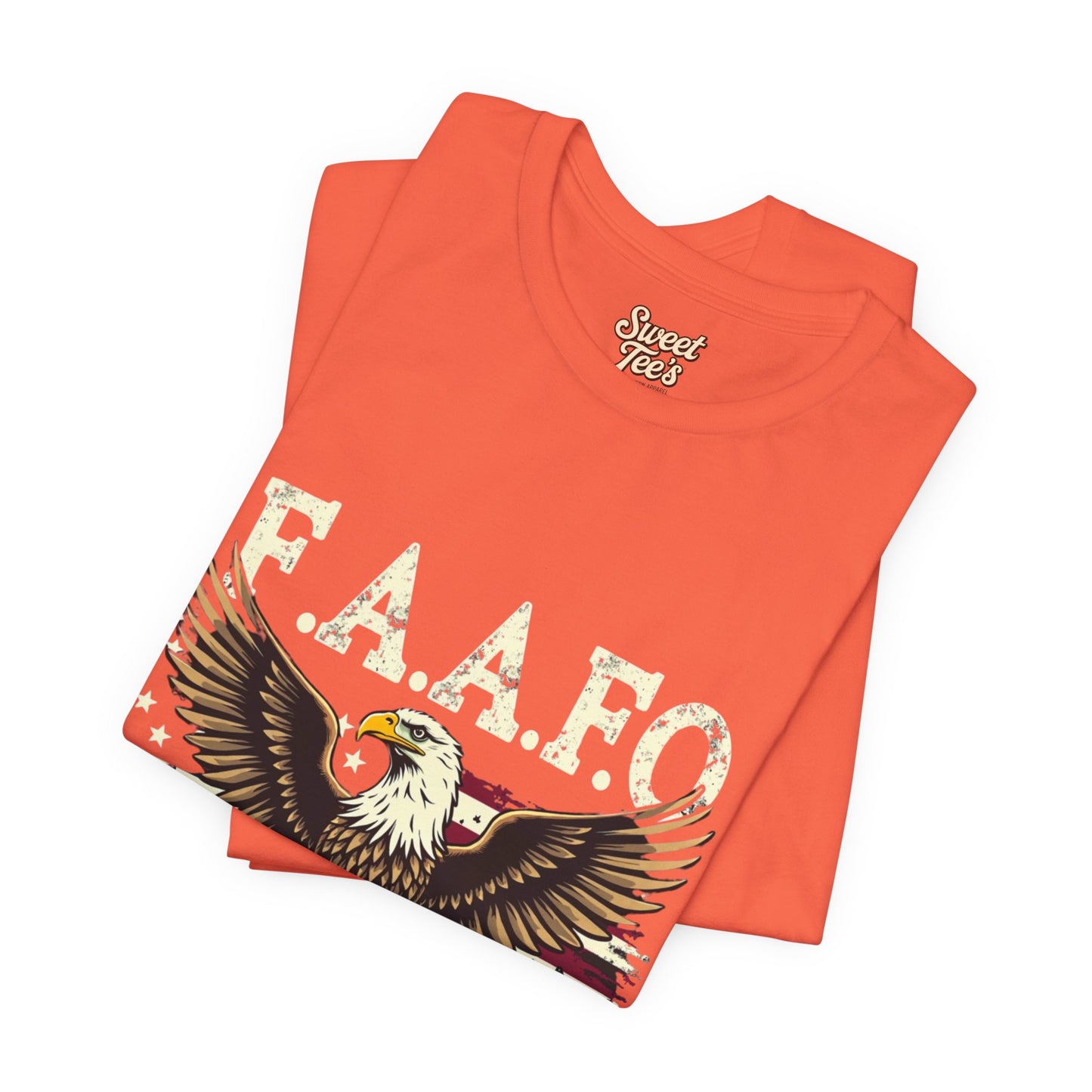 Patriotic Eagle Graphic Tee - F.A.A.F.O. 1776 American