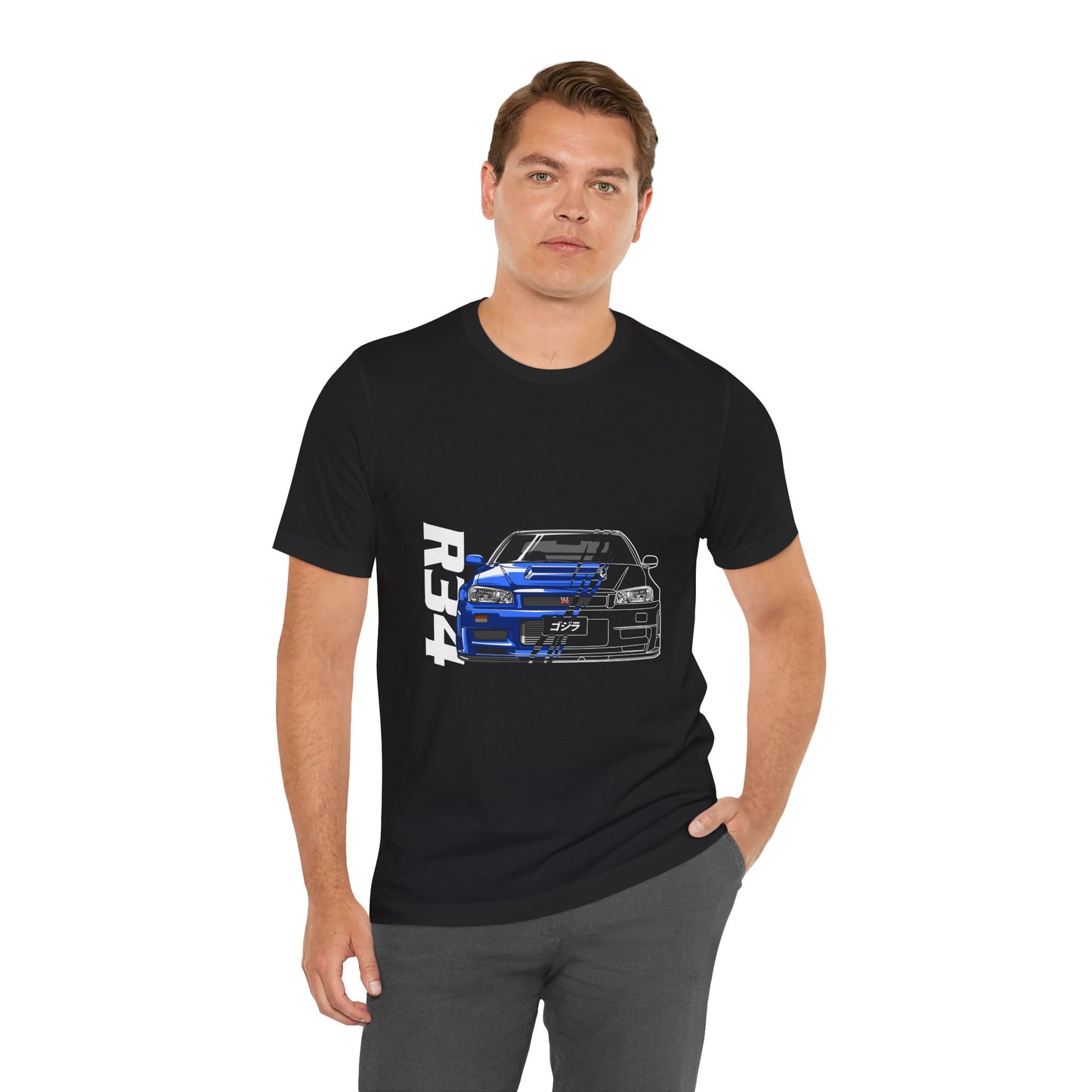 Unisex R34 Skyline Graphic Tee - Perfect for Car Enthusiasts